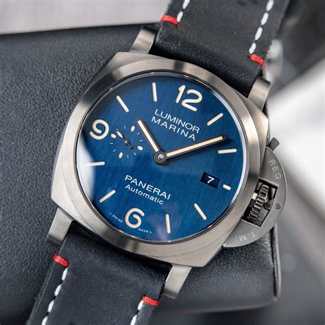 panerai blue dial 44mm